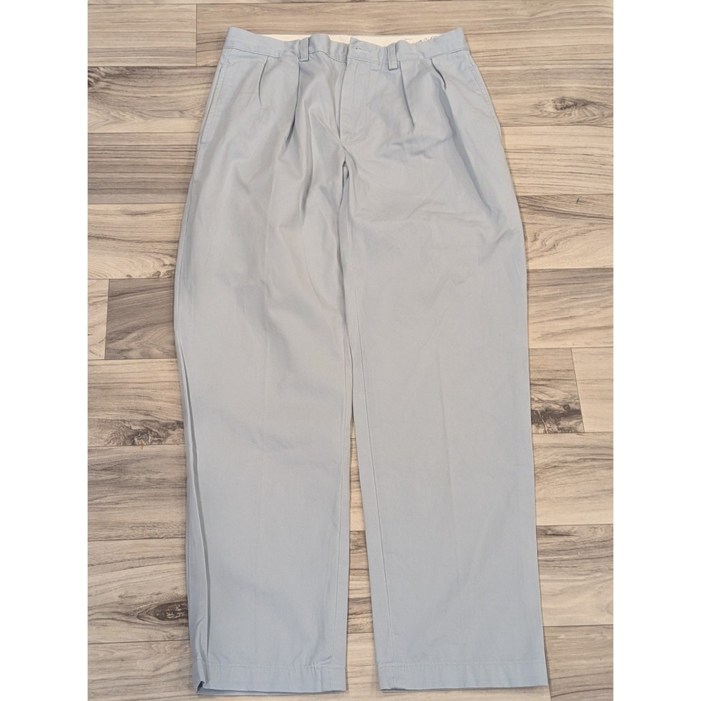 Polo Ralph Classic Fit  Double Pleated Chino Pants Fit 30x29 Soft Sky